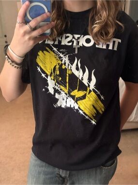 Y2K The Offspring black band tee
